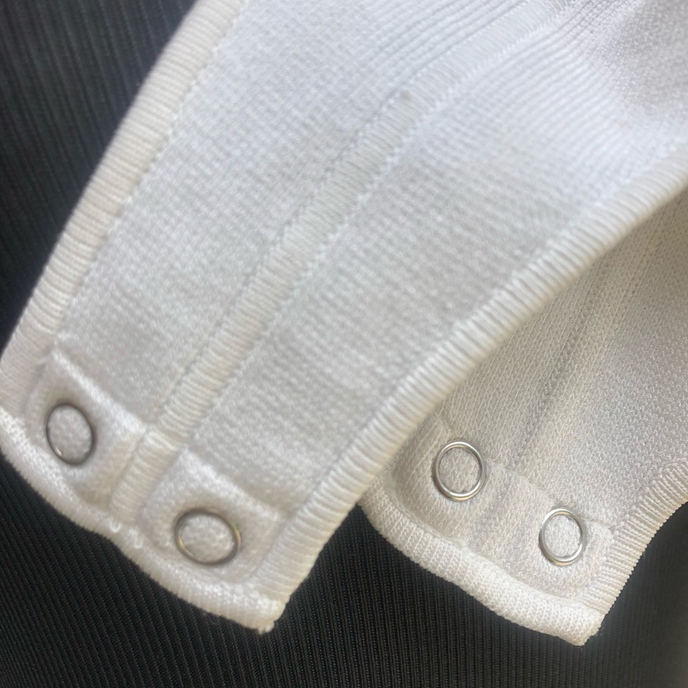 Helmut Lang VISCOSE STRETCH BODYSUIT - ecru - Picture 10 of 13